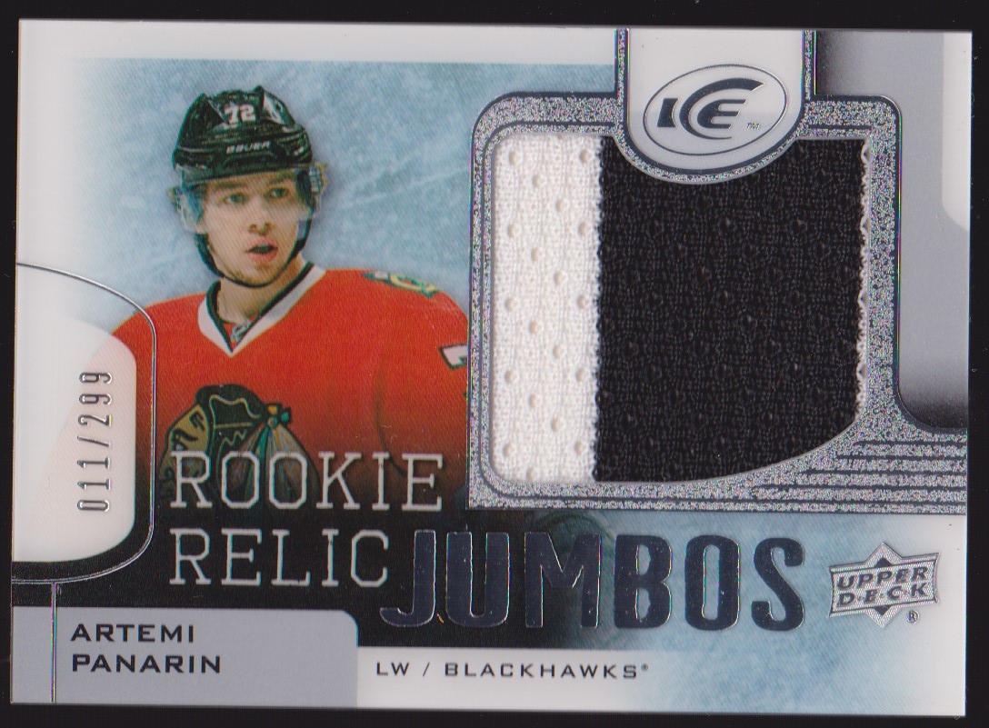 (image for) 2015-16 UD Ice Rookie Relic Jumbos #RRJAP Artemi Panarin 11/299 - RC Year Jerseys